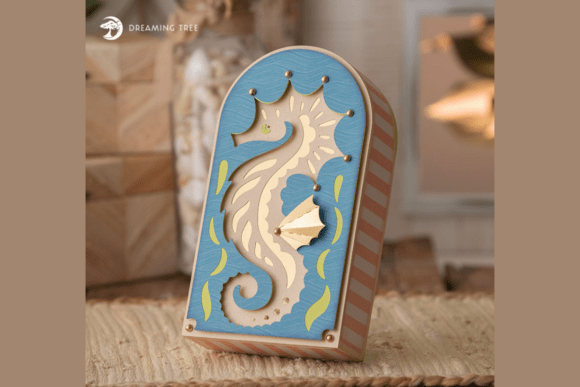 Download Seahorse Box SVG - Premium Resources