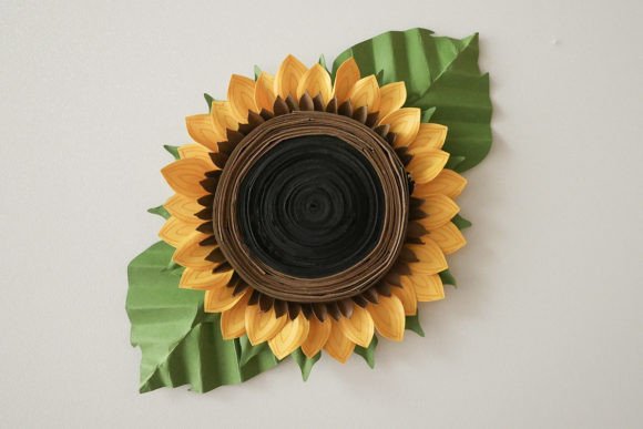 Download Paper Sunflower Card - Card Collection