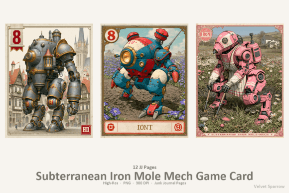 Download Subterranean Iron Mole Mech Game Card - Card Collection
