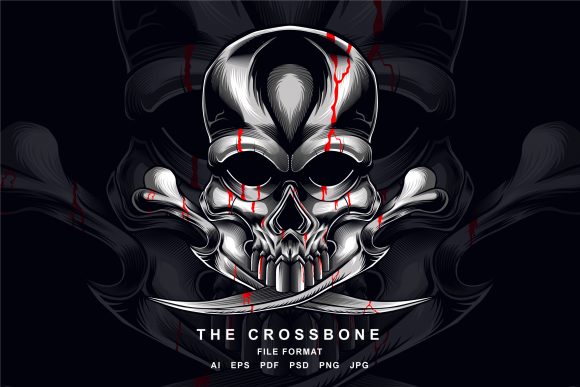 Download The Cross Bone Skull Vector Illustration - Illustration Collection