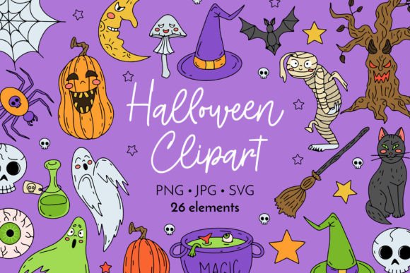 Download Halloween Vector Illustrations Bundle - Illustration Collection