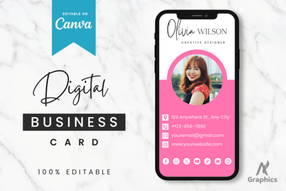 Download Dark Digital Business Card Template - Card Collection