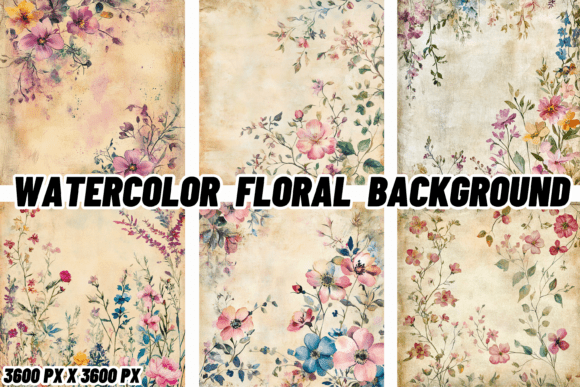 Download Watercolor Floral Background - Floral background Collection