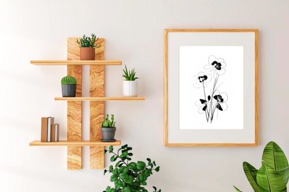 Download Set of 20 Black and White Floral Sketche - Set of 20 Collection