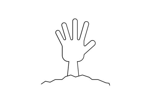 Download Zombie Hand Illustration Artwork - Illustration Collection
